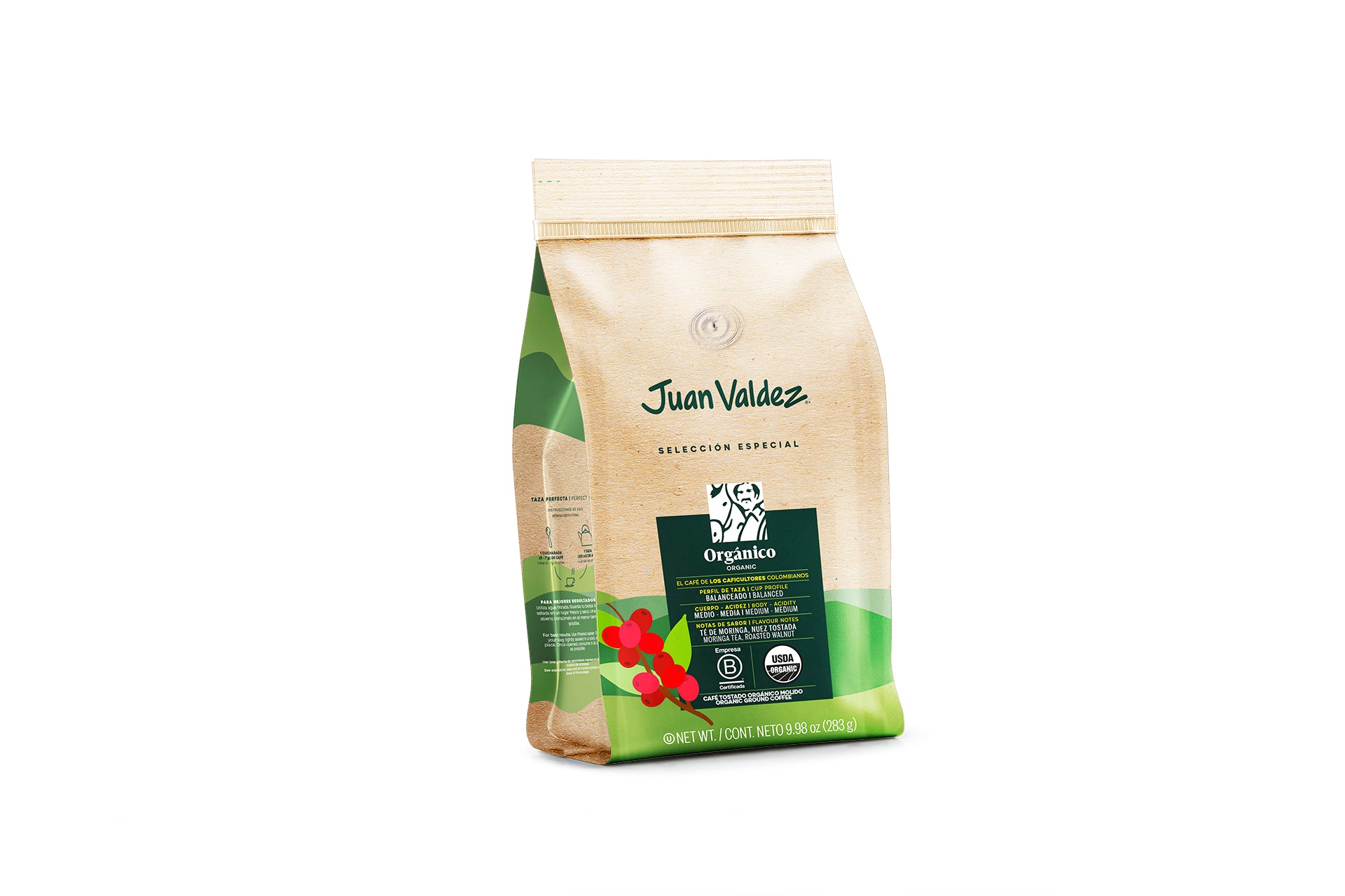 Juan Valdez Orgánico Ground Coffee 12Oz - Premium Selection, colombian coffee cochrane, healthy